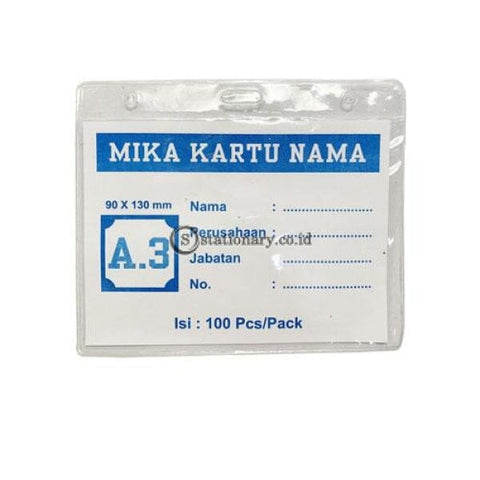 Plastik Mika Panitia 90 X 130Mm (Ketebalan 0.9Mm) Landscape A3 Office Stationery