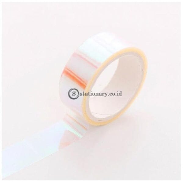 (Preorder) 1.5 Cm Wide Cool Gradual Change Rainbow Decorative Colorful Tape Diy Scrapbooking Masking