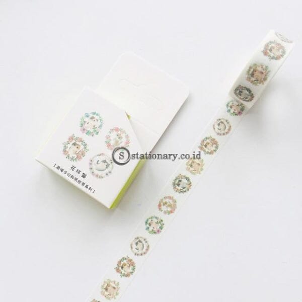(Preorder) 1.5Cm Garland Cat Series Washi Tape Adhesive Diy Scrapbooking Sticker Label Masking 01
