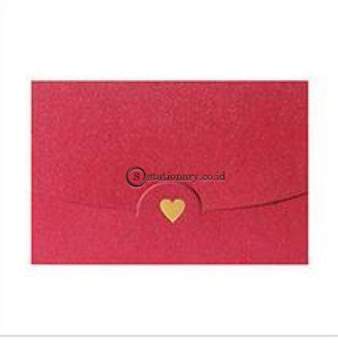 (Preorder) (10 Pieces/lot) 10.5*7Cm Small Greeting Card Name Envelope Hot Stamping Love Pearlescent