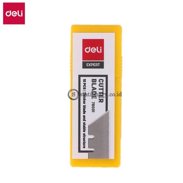 (Preorder) Deli E78001 Cutter Blade 10Pcs Pack Tool Utility Knife Sk5 Sharp Two Tip Cutting