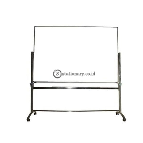 Sakana Papan Whiteboard Kaki Double Face (2 Muka / Bolak Balik) 120 X 180 Cm Office Equipment