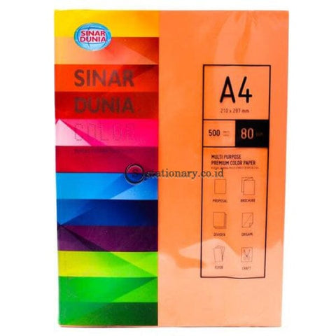 Sinar Dunia Kertas Warna A4 80Gram It 130 - Lagoon Office Stationery