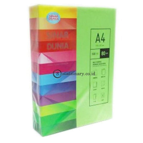 Sinar Dunia Kertas Warna A4 80Gram It 130 - Lagoon Office Stationery