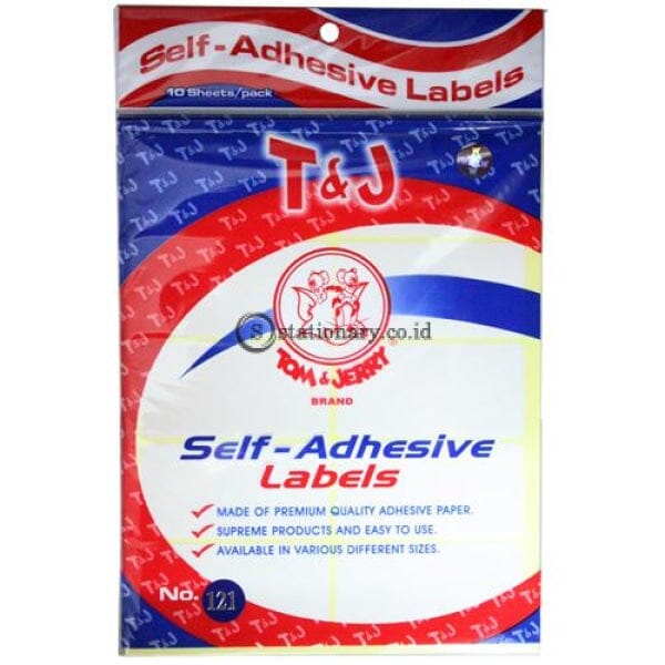 Tom & Jerry Self Adhesive Label Stiker No 121 Office Stationery