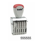 Trodat Stempel Angka 6 Angka 5Mm #1556 Office Stationery