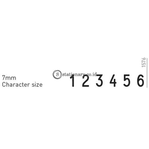 Trodat Stempel Angka 6 Digit 7mm #1576