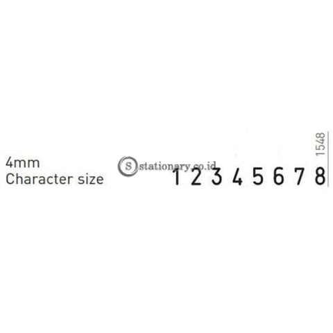 Trodat Stempel Angka 8 Digit 4mm #1548