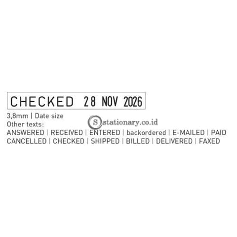 Trodat Stempel Tanggal dan Text Printy Dater #4817