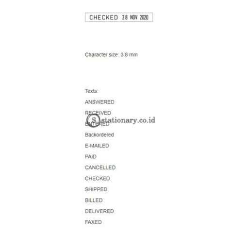 Trodat Stempel Tanggal dan Text Printy Dater #4817