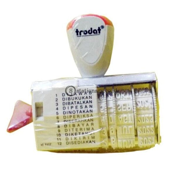 Trodat Stempel Tanggal Dan Tulisan Bahasa Indonesia 1117 Office Stationery