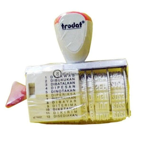 Trodat Stempel Tanggal Dan Tulisan Bahasa Indonesia 1117 Office Stationery
