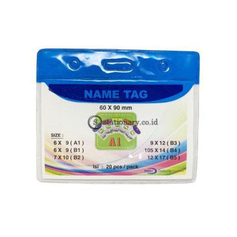Yushinca Plastik Id Name Tag 60 X 90Mm Landscape A1 (20 Lembar) Office Stationery