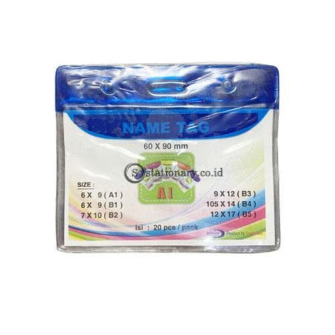 Yushinca Plastik Id Name Tag 60 X 90Mm Landscape A1 (20 Lembar) Office Stationery