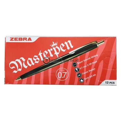 Zebra Ballpoint Masterpen 0.7Mm Office Stationery