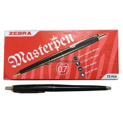 Zebra Ballpoint Masterpen 0.7Mm Office Stationery