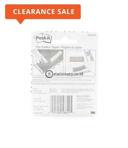 3M Post It Page Marker 670-5An Office Stationery