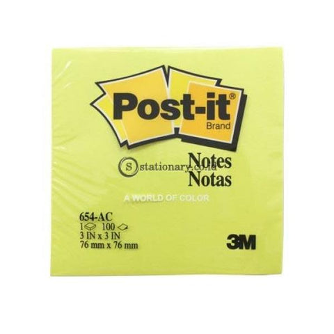 3M Post It Warna Economy 654-Ac Office Stationery