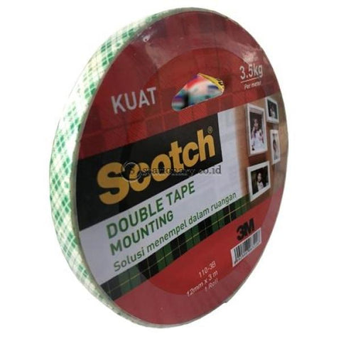 3M Scotch Double Tape Foam Mounting 12Mmx3M 110-3B Office Stationery