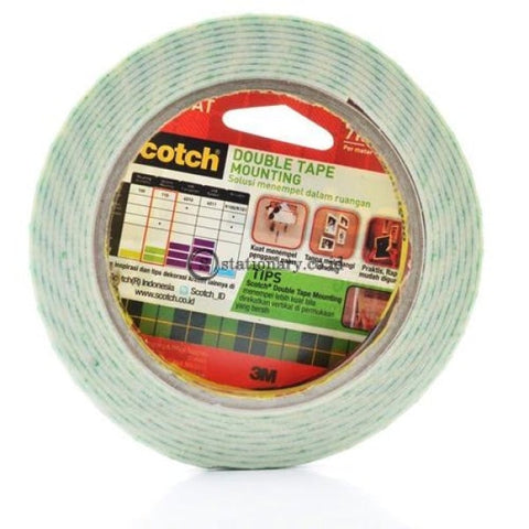 3M Scotch Double Tape Foam Mounting 24Mmx3M 110-3A Office Stationery