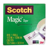 3M Scotch Magic Tape 810 (Isolasi) 1/2 X 36Y Office Stationery