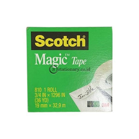 3M Scotch Magic Tape 810 (Isolasi) 3/4 X 36Y Office Stationery