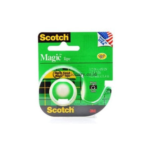 3M Scotch Magic Tape Dispenser 104 Uk 1/2 X 450Inch Office Stationery