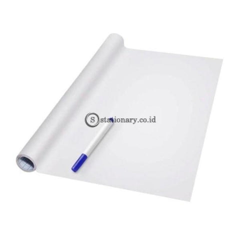 45 X 200Cm Pvc Back Sticky Waterproof Movable Kid Graffiti Writing Board White Roll Up Reusable