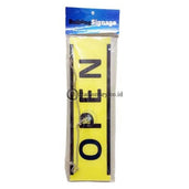 Acrylic Rectangle Sign Open Closed 28 X 8 Cm Office Stationery Digital & Display