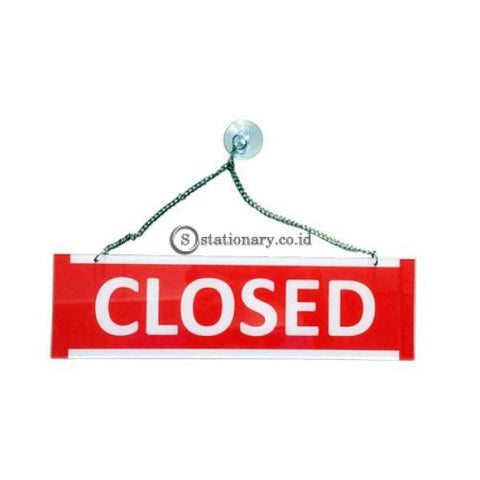 Acrylic Rectangle Sign Open Closed 28 X 8 Cm Office Stationery Digital & Display
