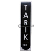 Acrylic Rectangle Sign Tarik 4.5 X 19.5 Cm Office Stationery Digital & Display