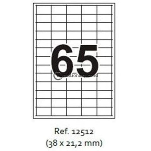 Apli Label Basic A4 38 X 21 20Mm 325 Unit (5 Sheets) #ra012512 Office Stationery