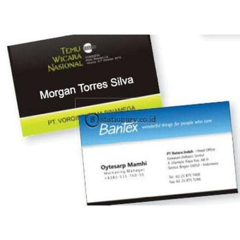 Apli Label Business Card 90 X 50.8Mm 100 Unit #10608 Office Stationery