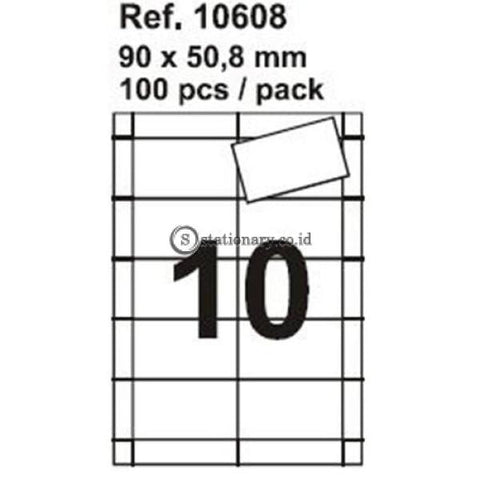 Apli Label Business Card 90 X 50.8Mm 100 Unit #10608 Office Stationery