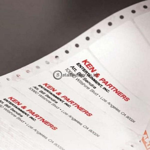 Apli Label Continuous Form 101 6 X 48 7Mm 918 Unit #01041 Office Stationery