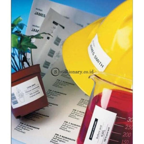 Apli Label Polyester White 64 6 X 33 8Mm 120 Unit #ra01226 Office Stationery