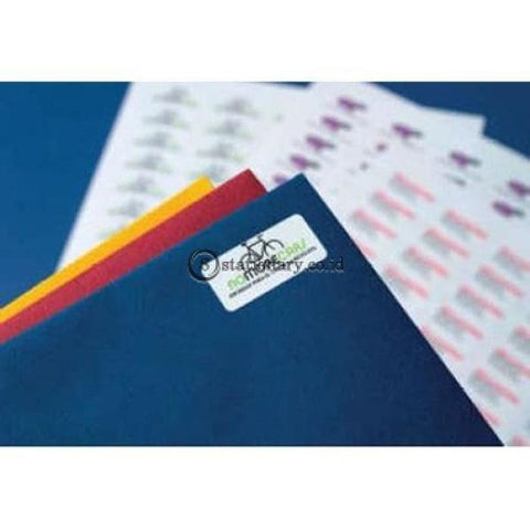 Apli Label White Paper 37 X 70Mm 120 Unit #ra01273 Office Stationery