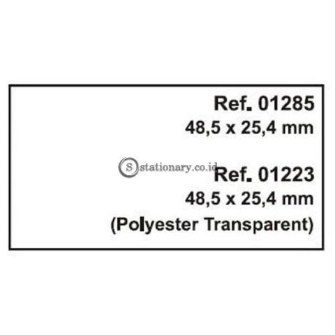 Apli Label White Paper 48 5 X 25 4Mm 220 Unit #ra01285 Office Stationery
