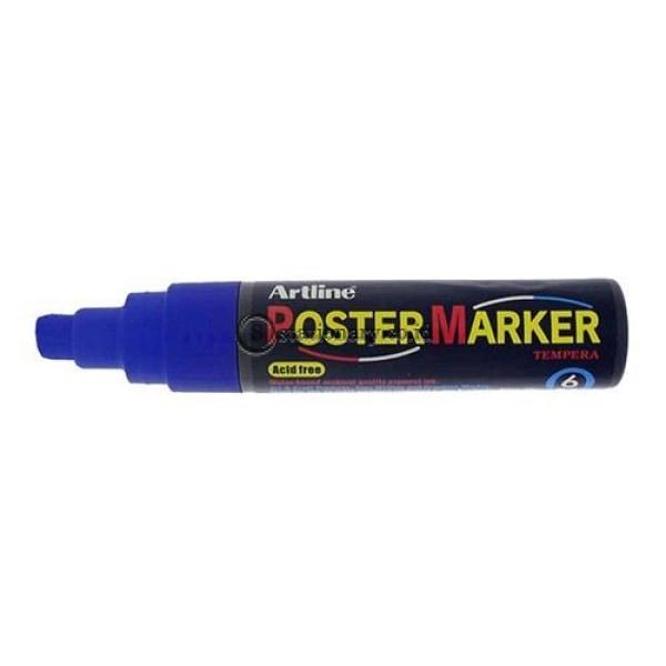 Artline Poster Marker 6Mm Epp-6 Biru Office Stationery