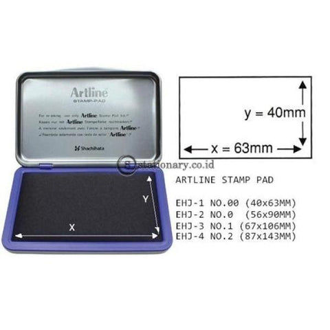 Artline Stamp Pad No 2 Ehju-4 (87X143Mm) Office Stationery