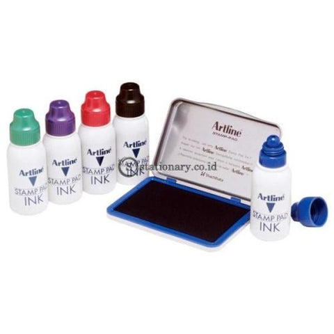 Artline Tinta Stamp Pad 50Ml Esa-2N Hijau Office Stationery