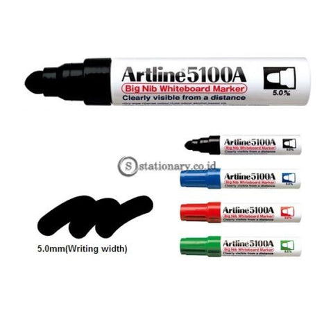 Artline Whiteboard Marker Ek-5100A Merah Office Stationery