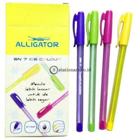 Ballpoint Alligator Ice Colour 0.7 Office Stationery