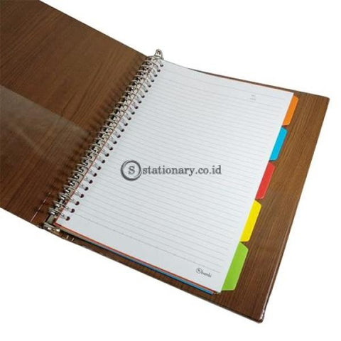 Bambi Binder File Note Cream Wood A5 #2520 Office Stationery