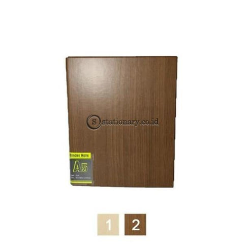 Bambi Binder File Note Cream Wood A5 #2520 Office Stationery