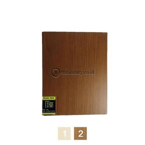 Bambi Binder File Note Cream Wood B5 #2526 Office Stationery