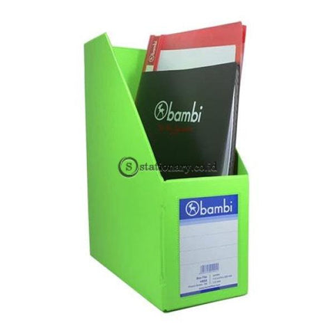 Bambi Box File Laminated Pvc Magazine Files Jumbo 115Mm #1033 Office Stationery