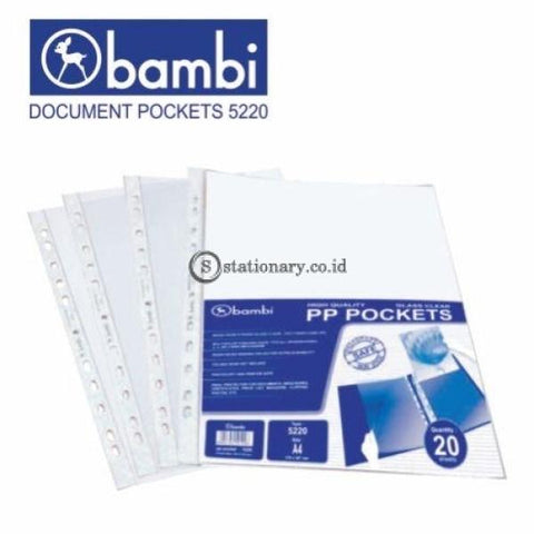 Bambi Document Pocket A4 (isi 20 lbr) #5220