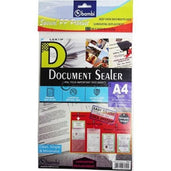 Bambi Document Sealer Transparant Pocket 0.10Mm (10Pcs) A4 #5036 Office Stationery