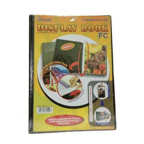 Bambi Insert Display Book Pp Pockets Folio #7105 Office Stationery